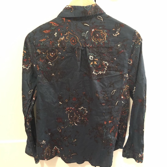 Coldwater creek floral button down - Picture 5 of 6